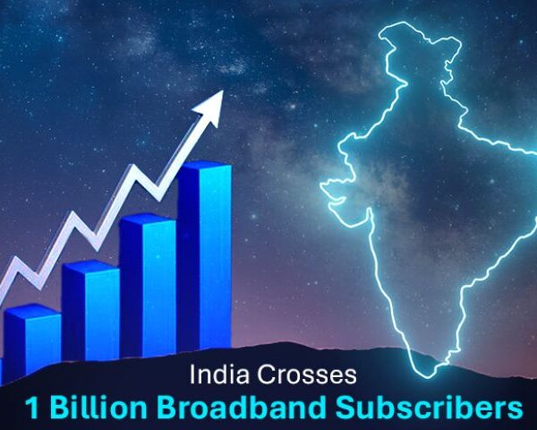 India’s Broadband Subscriber Base Crosses 1 Billion Mark in November Government